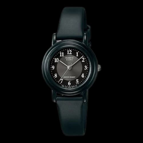 CASIO Stainless Steel Strap Quartz Waterproof Black Analog