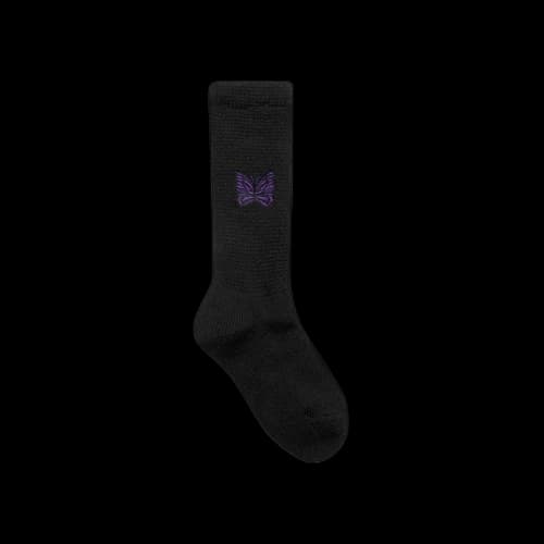 Needles Pile Socks 'Black'