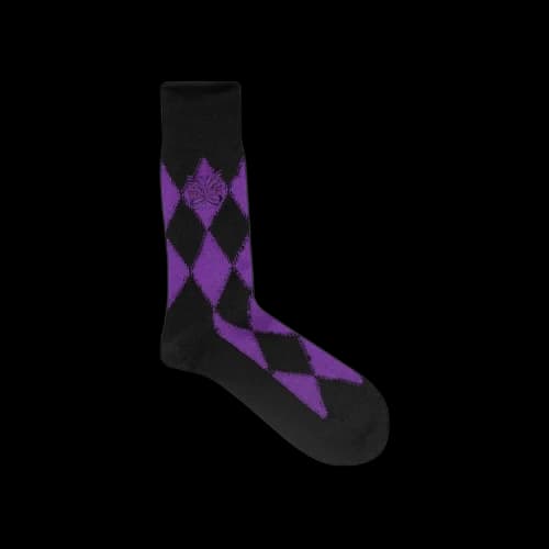 Needles Argyle Jacquard Socks 'Purple'
