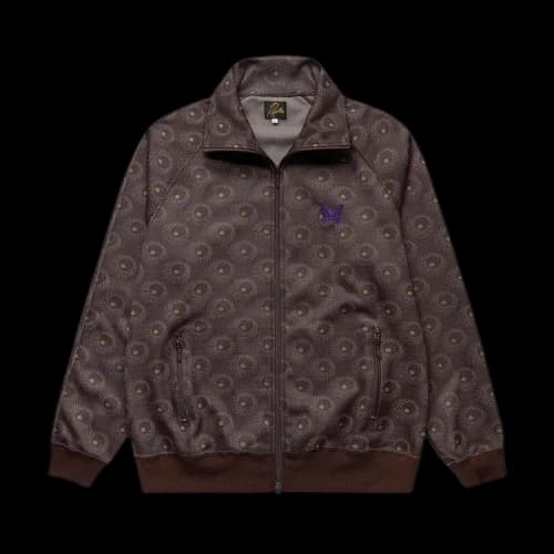 Needles Poly Jacquard Track Jacket 'Brown'