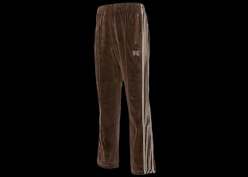 Needles Velour Narrow Track Pants Brown