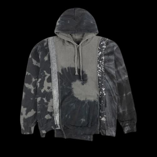 Needles 5 Cuts Hoodie 'Black/White/Multicolor'
