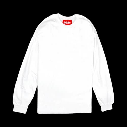 032C Long-Sleeve Logo T-Shirt 'White'