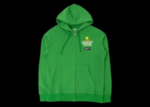 BAIT x Looney Tunes Group Embroidery Hoodie Green