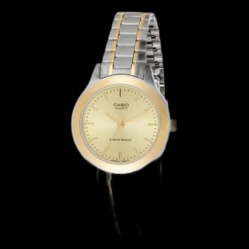 CASIO ENTICER Series Classic Retro quartz Business Color Gold Analog