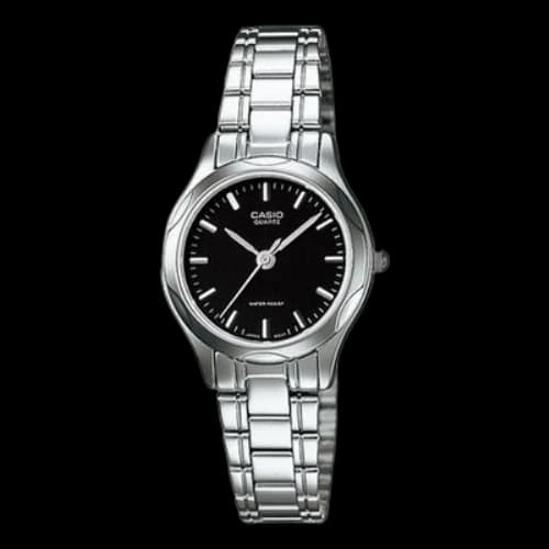 CASIO Stainless Steel Strap Black Analog