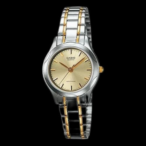 Casio Standard Analog Watch 'Silver Gold'