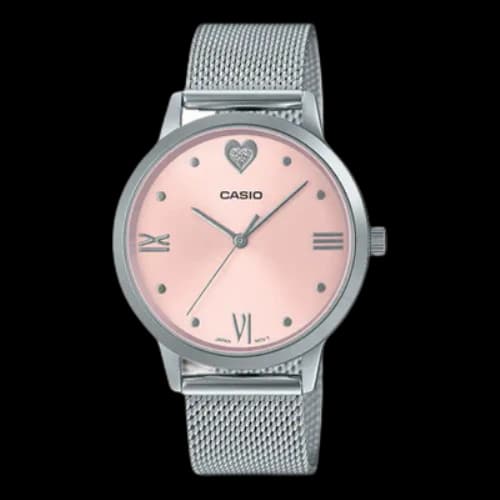 CASIO Fashion Stylish Minimalistic Waterproof Watch Silver Analog