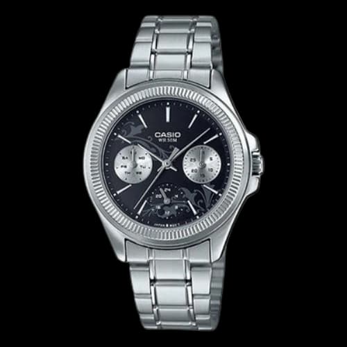 CASIO Quartz SilverBlack Analog