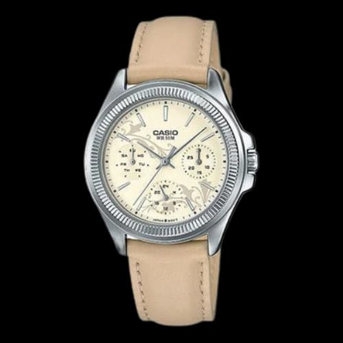 CASIO Female STANDARD Japan / South Korea Fashion Yellow Analog