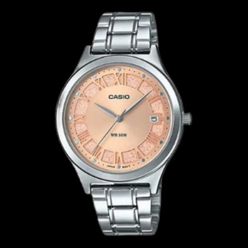 CASIO Stainless Steel Strap Silver Analog