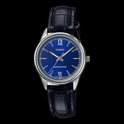 CASIO Analog 'Cobalt Blue Silver' (Women's)