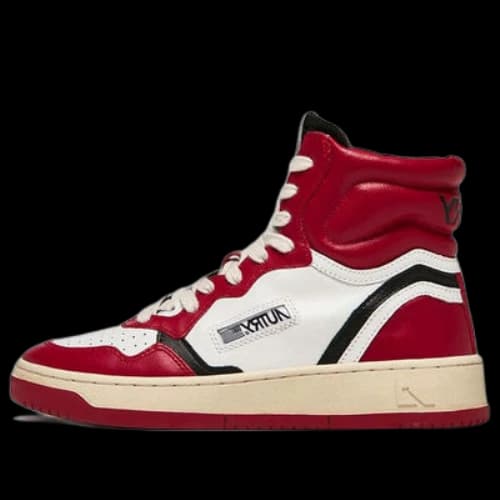 Autry Action Shoes Liberty Leather High 'Red'