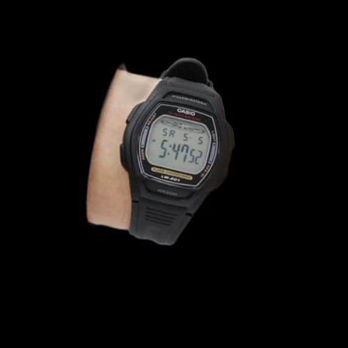 CASIO Small Cozy waterproof Sports LW-201-1A Black Digital