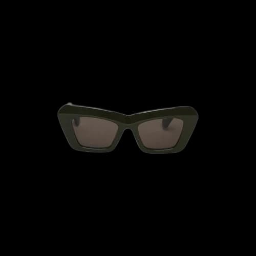 Loewe Anagram Sunglasses 'Shiny Dark Green/Brown'