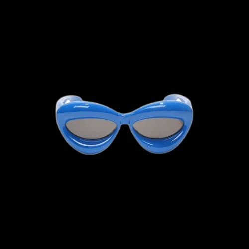 Loewe Classic Sunglasses 'Shiny Blue/Smoke'