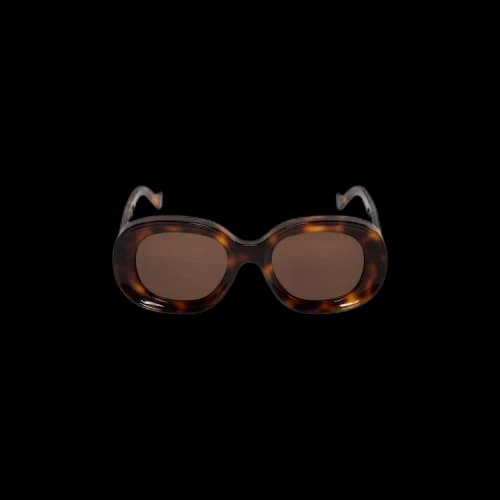 Loewe Chunky Anagram Sunglassses 'Brown'