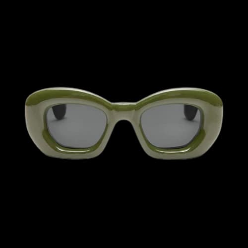 Loewe Cat Eye Injection Sunglasses 'Green'