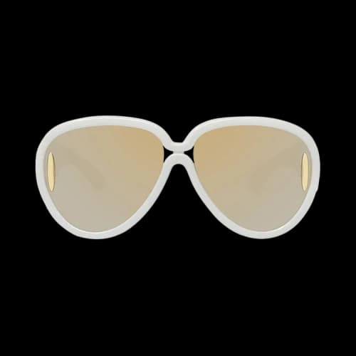 Loewe x Paula's Ibiza Pilot Mask Sunglasses 'White'