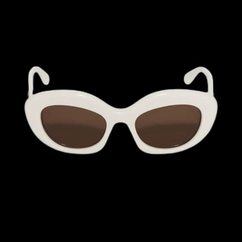 Loewe Curvy Sunglasses 'White'