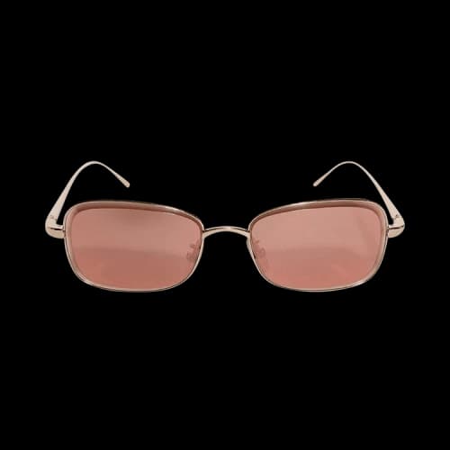 Loewe Anagram Sunglasses 'Shiny Rose Gold/Bordeaux Mirror'