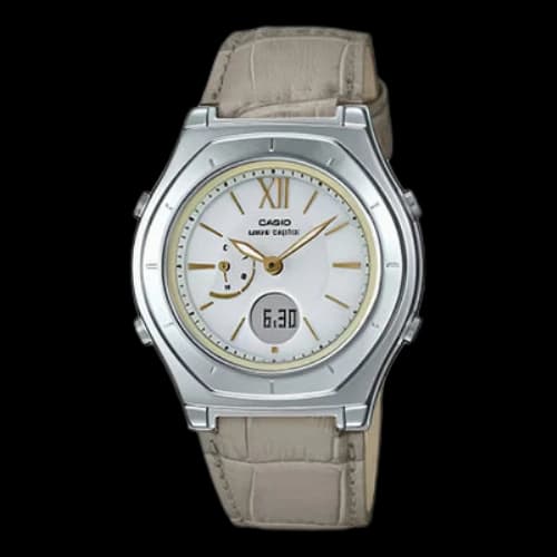 CASIO Fully Automatic Calendar Solar Charging Leather Strap 50m Waterproof Watch Solar Powered