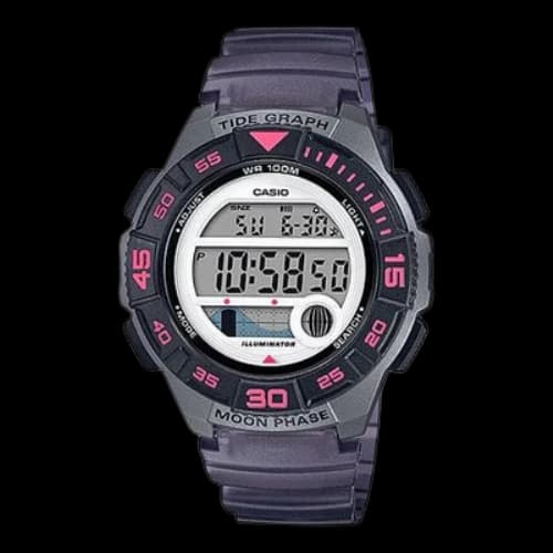 CASIO Multi-Color Small Sports Purple Gray PurpleGray Digital