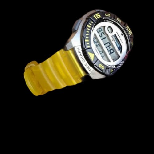 CASIO Multi-Color Small Sports LWS-1100H-9A Yellow Digital