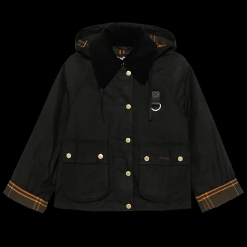 Barbour Reighton Wax Jacket 'Black/Classic'