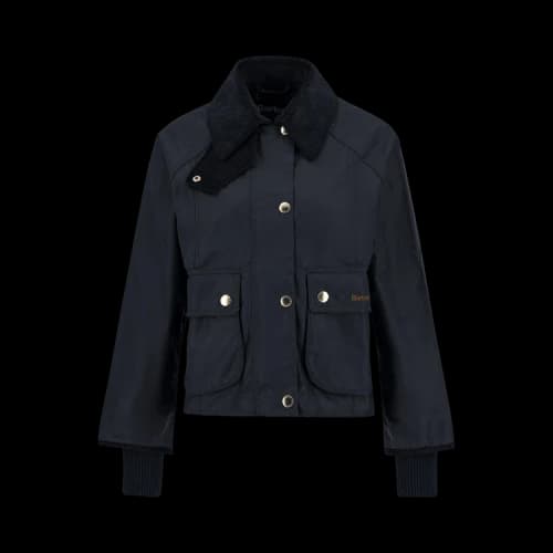 Barbour Crop Beadnell 'Navy'