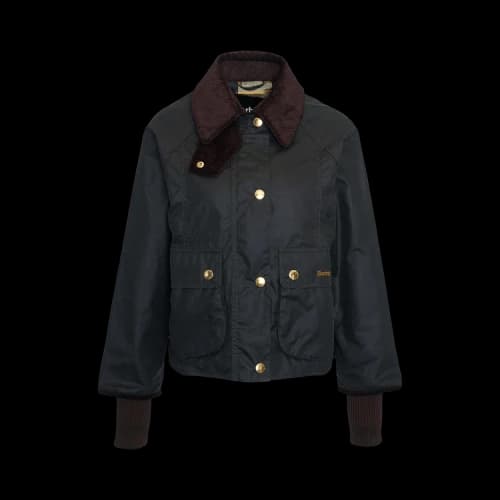 Barbour Crop Beadnell Wax Jacket 'Sage/Ancient'