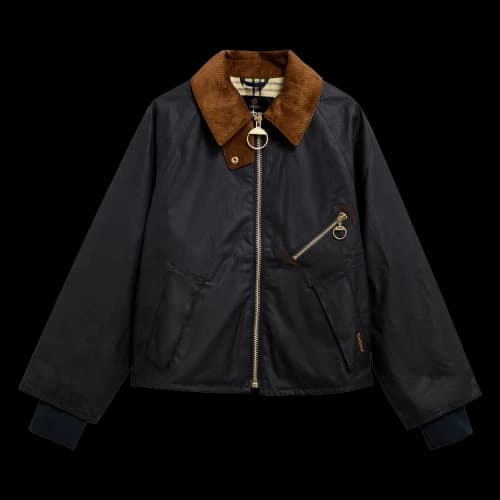 Barbour Arlene Wax Jacket 'Navy/Ancient'