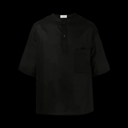 Lemaire Henley Top 'Black'