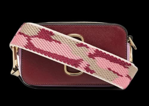 Marc Jacobs The Snapshot Camera Bag Red/Beige/Purple