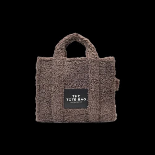 Marc Jacobs Teddy Shearling Small Traveller Tote Bag 'Grey'