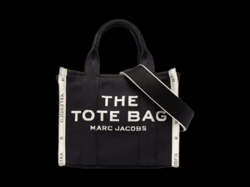 Marc Jacobs The Jacquard Small Tote Black