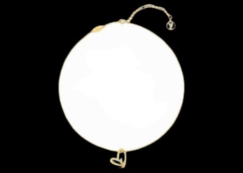Louis Vuitton Limited Edition Heart Necklace Fall In Love Gold