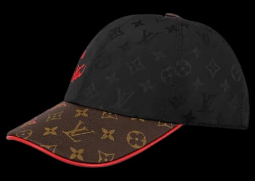 Louis Vuitton Limited Edition Cap Fall In Love Brown/Black