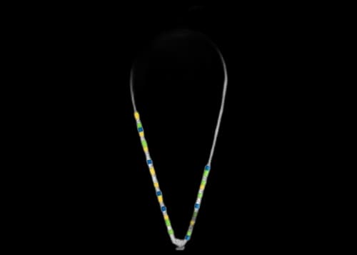 Louis Vuitton LV Sunrise Necklace Silver/Green