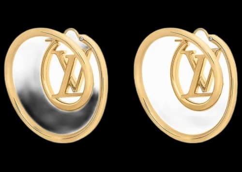 Louis Vuitton LV Spiral Earrings Gold