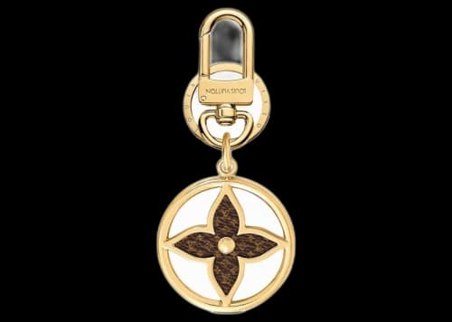 Louis Vuitton Puzzle Flower Monogram Keyring Gold/Monogram Canvas