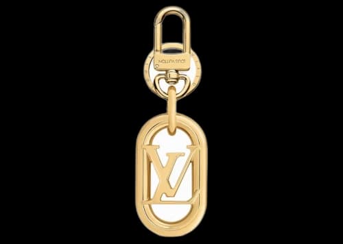 Louis Vuitton LV Link Keyring Gold