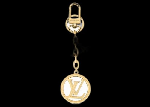 Louis Vuitton Blooming Key Holder Gold
