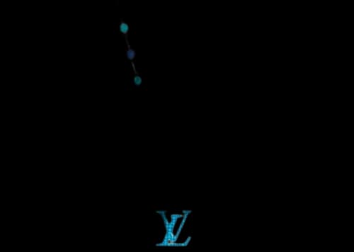 Louis Vuitton LV x YK Pumpkin LV Pendant Blue