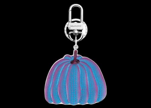 Louis Vuitton LV x YK Pumpkin Key Holder & Bag Charm Purple