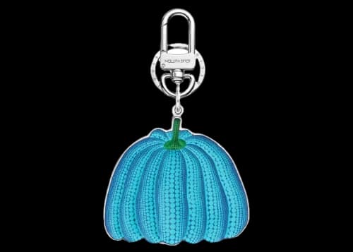 Louis Vuitton LV x YK Pumpkin Key Holder & Bag Charm Blue