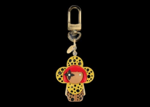 Louis Vuitton x Yayoi Kusama Vivienne Key Ring Yellow/Black