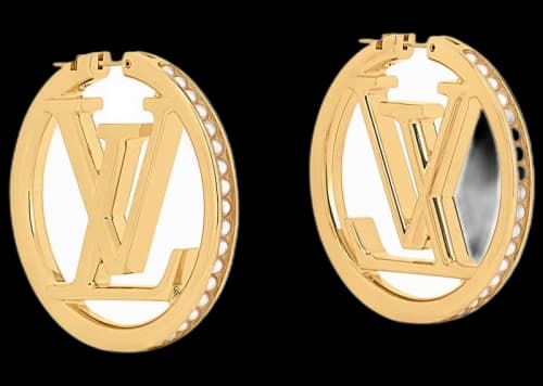 Louis Vuitton Louise Pearls Earrings Gold
