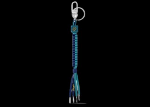 Louis Vuitton Damier Play Damier Play Key Holder and Bag Charm Blue