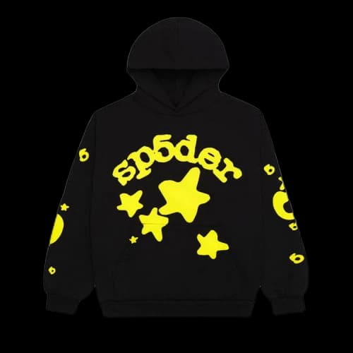 Sp5der Beluga Hoodie 'Onyx/Yellow'